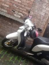 used honda moped scooters 125 cc white color 