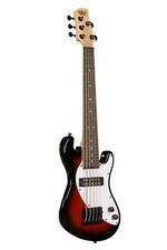 Solid body string - 5-string, tobacco