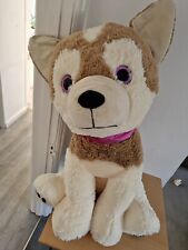 Winter Wonderland Husky Dog Giant Large Plush Hyde Park Huge Brown 36" Soft Toy 