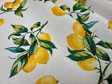 Lemon Branch Print Fabric