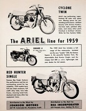 1959 Ariel Square 4 Red Hunter