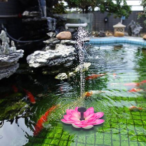 Lotus solar floating fountain - floating,