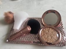 Mac Snow Ball Face Bronzer  Gift Set- Whisper Of Gilt Brush And Bag Limited Edit