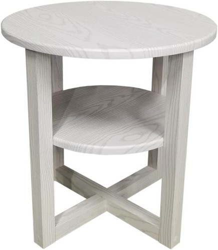Tier round side - 2, white