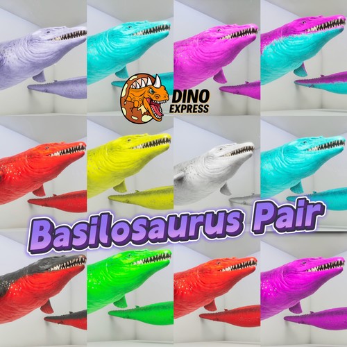 Basilosaurus pair ark - pair, ark🦕