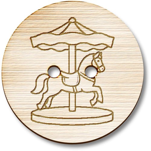 Carousel horse wooden - horse',