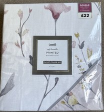 Dunelm Double Duvet Cover Set
