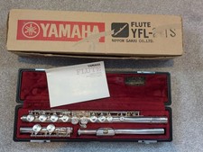 Yamaha YFL-211S Student Flute Original Hard Case and box, Japanese, made in 1980