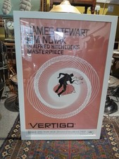 Movie Poster ' Vertigo' Alfred Hitchcock