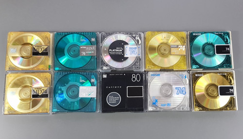Bundle lot mix minidiscs - bundle,