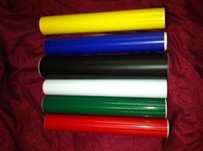 1 Roll Vinyl 12 " x 5 Feet Sign Plotter Film White Black Red Green Blue Yellow