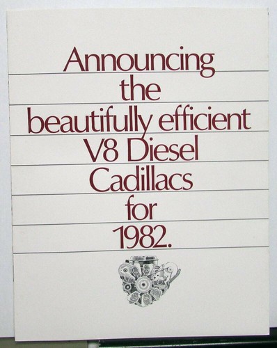 1982 cadillac diesel - 1982,