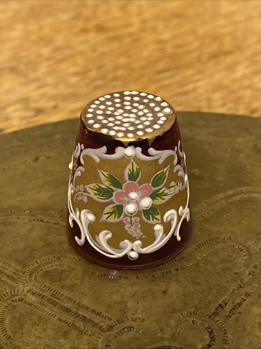 Glass thimble french - thimble,