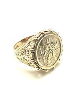 9ct Gold St. Christopher Ring