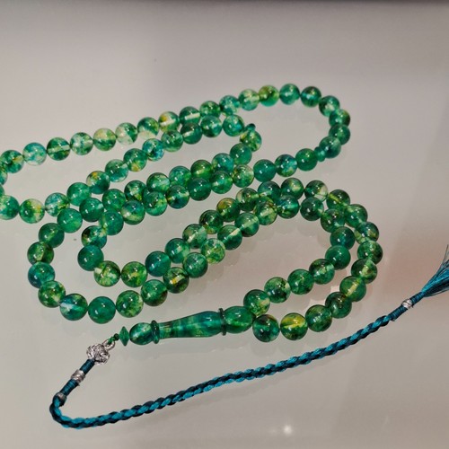 Amber rosary 99 - amber, –
