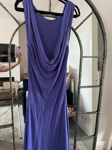 Zara purple maxi dress size - zara,