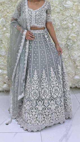 Embroidered olive green - embroidered,