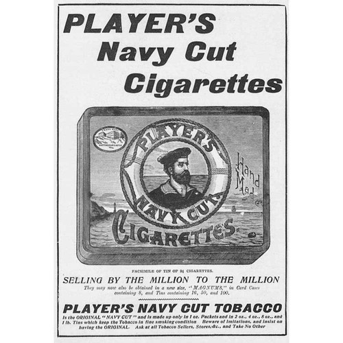 Player navy cut - player's,