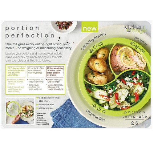Avon portion plate - plate, guide