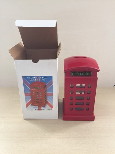Large british red telephone - large,