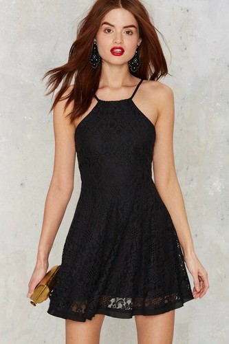 Nasty gal floral lace - lace, mini