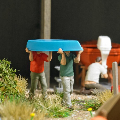 Action set men carrying - men, a