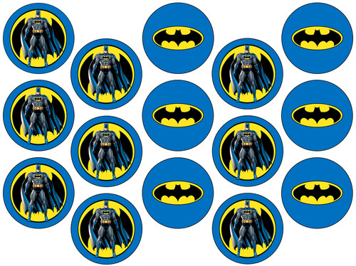 Batman inspired round - batman,