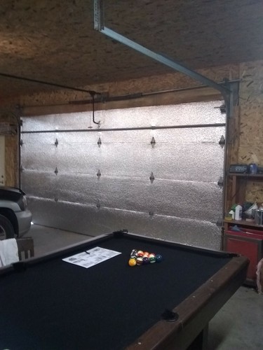 Car garage door reflective - car,