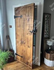FARMHOUSE RUSTIC LEDGED PINE DOORS SOLID & BESPOKE MADE TO MEASURE