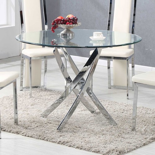 Daytona round clear glass - round,