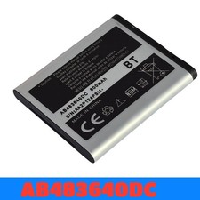 NEW Replacement Battery For Samsung S8300 C3050 B3210 E200 E830 AB483640BE J600