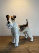 Vintage Coopercraft Large Ceramic Airedale Terrier Dog Ornament Collectible VGC 