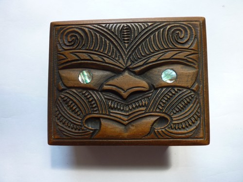 Maori hand carved wooden - maori,