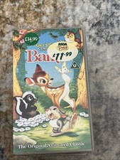 Bambi Walt Disney Classics Vintage VHS Tape