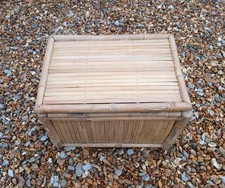 Vintage Bamboo Storage Chest