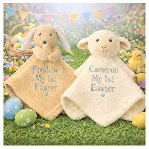 Personalised baby comforter - baby, comforter–