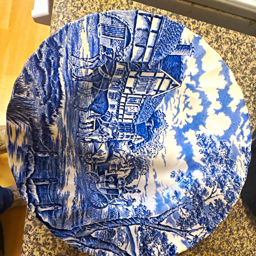 Myott royal mail blue white - royal,