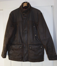North Coast Wax Jacket Mens size M Brown Marks & Spencer VGC Free Post