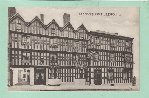 Vintage herefordshire postcard - herefordshire,