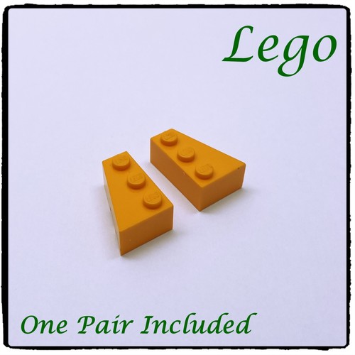 Lego wedge brick 2 - wedge, orange
