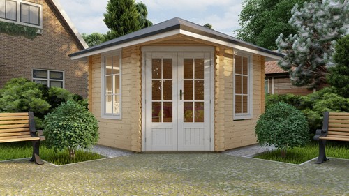 Corner cabin 6mx3 40mm - 3.6mx3.6m,