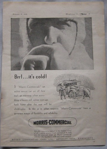 1945 morris commercial - morris,