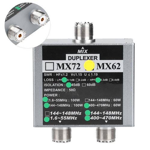 Mx62 vhf uhf - mx62, vhf/uhf