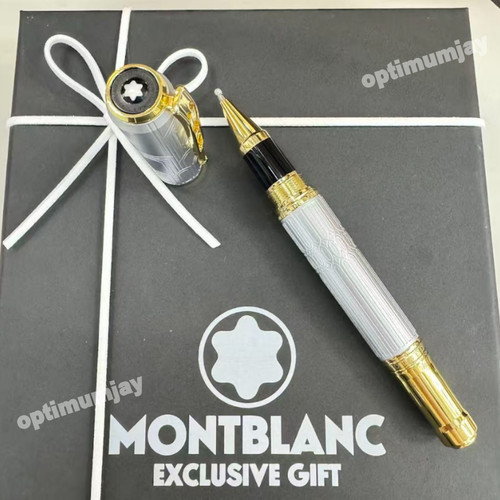 Montblanc gold rollerball - gold,