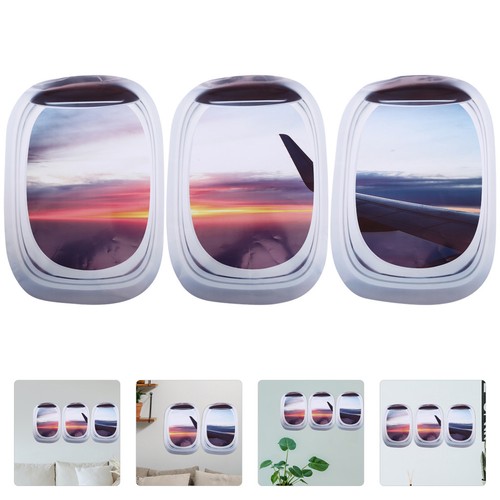 Pcs airplane window stickers - airplane,