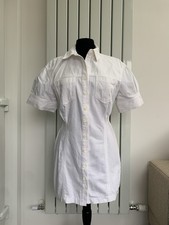 Zara Shirt Dress White Size M