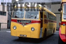 35mm Slide Douglas Corp Transport Leyland PSUC1 Duple 35 229UMN 1976 Original