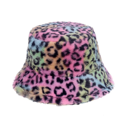 Fluffy multicolour leopard - multicolour,
