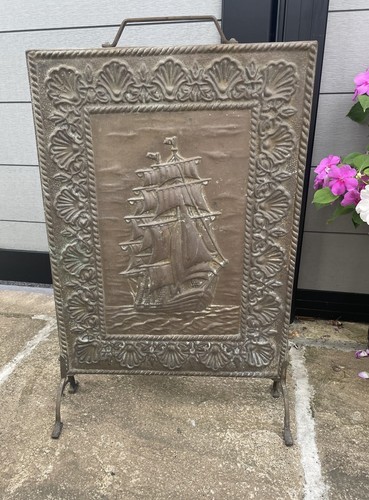 Antique embossed brass - antique, fire