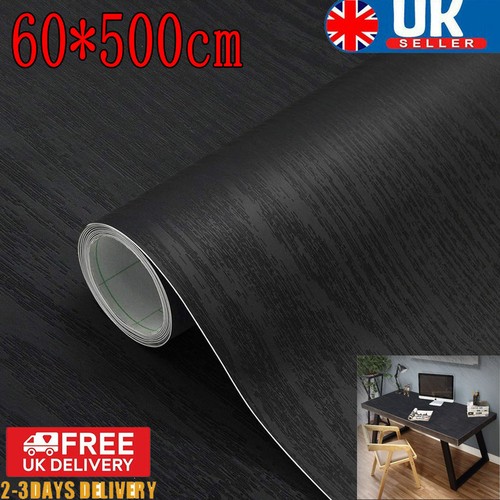 500cm black wood effect - 60*500cm,
